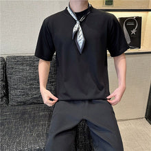 Load image into Gallery viewer, Summer Round Neck Loose Scarf Casual T-shirt