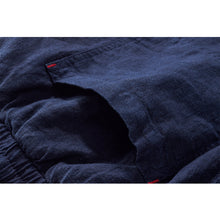 Load image into Gallery viewer, Blue Dyed Lace Up Wide Leg Pants