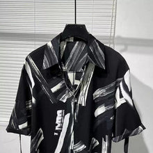 Load image into Gallery viewer, Printed Irregular Casual Shirt