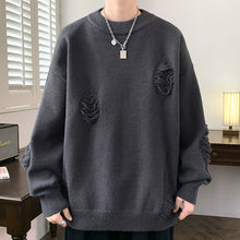 Load image into Gallery viewer, Retro Lazy Crew Neck Sweater