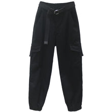 Load image into Gallery viewer, Elastic Waist Casual Denim Loose Cuff Harem Pants