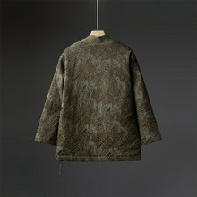 Load image into Gallery viewer, General Python Pattern Jacquard Cardigan Zen Taoist Robe