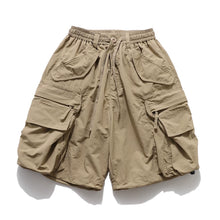 Load image into Gallery viewer, Large Pocket Zipper Casual Loose Shorts