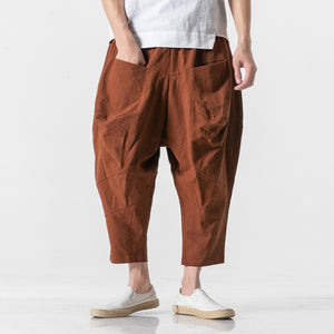 Retro Loose Big Pocket Oversized Pants