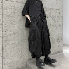 Load image into Gallery viewer, Retro Big Pocket Dark Pattern Nine-point Bloomers