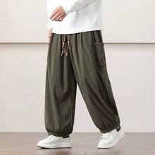 Load image into Gallery viewer, Corduroy Side Pocket Loose Wide-leg Casual Pants