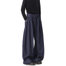 Load image into Gallery viewer, Retro Straight-leg Wide-leg Trousers