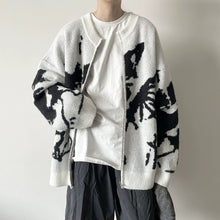 Load image into Gallery viewer, Tie-dyed Knitted Loose Cardigan