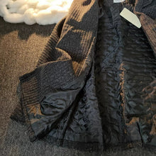 Load image into Gallery viewer, Dark Grey Vintage Loose Trench Coat