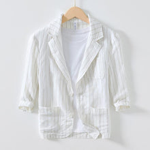 Load image into Gallery viewer, Solid Color Loose Three-quarter Sleeve Jacket