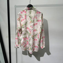 Load image into Gallery viewer, Retro Print Loose Non-iron Drape Shirt