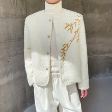 Load image into Gallery viewer, Embroidered Woven Wool Short Jacket
