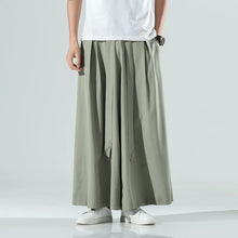 Load image into Gallery viewer, Retro Ice Silk Wide-Leg Skirt Pants