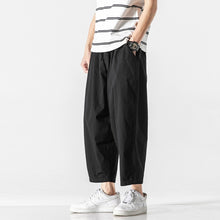 Load image into Gallery viewer, Retro Straight Loose Cropped Trousers