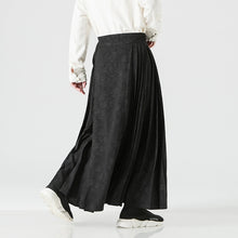 Load image into Gallery viewer, Hanfu Tie Pleated Skirt Hakama Pants