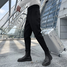 Load image into Gallery viewer, Elastic Waist Slim Fit Pencil Pants