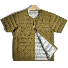 Load image into Gallery viewer, Japanese Retro Outdoor Short-sleeved Down Jacket