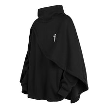 Load image into Gallery viewer, High Collar Fake Two Piece Cape Hooded Sweatshirt

