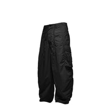 Load image into Gallery viewer, Fine Check Loose Workwear Wide-leg Pants