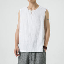 Load image into Gallery viewer, Linen Vintage Loose Vest