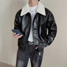 Load image into Gallery viewer, Pilot Pu leather Short Jacket