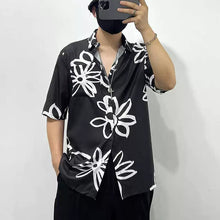 Load image into Gallery viewer, Irregular Printed Loose Shirt