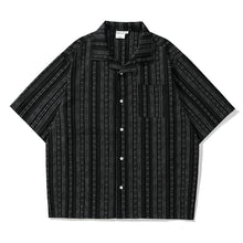 Load image into Gallery viewer, Retro Linen Striped Shirt