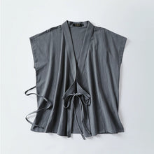 Load image into Gallery viewer, Slanted Collar Loose Vest