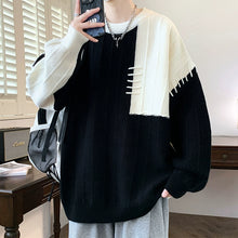 Load image into Gallery viewer, Plush Crew Neck Knitted Loose Sweater