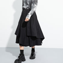 Load image into Gallery viewer, Irregular High-waisted A-line Skirt Pants