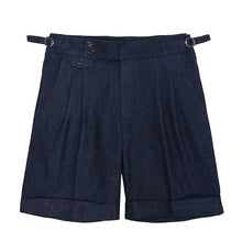 Load image into Gallery viewer, Vintage Neapolitan Pleated Casual Shorts