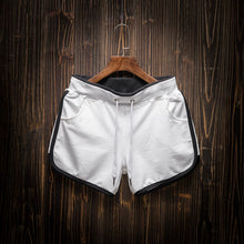 Load image into Gallery viewer, Cotton Contrast Color Loose Thin Casual Shorts