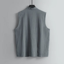 Load image into Gallery viewer, Sleeveless Button Vest