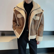 Load image into Gallery viewer, Loose Double-layer Collar Warm Fur Coat