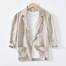 Load image into Gallery viewer, Solid Color Loose Three-quarter Sleeve Jacket