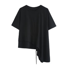 Load image into Gallery viewer, Women's Batwing Loose-fitting Waist Patchwork T-shirt