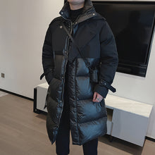 Load image into Gallery viewer, Winter Patchwork Design Long Down Coat