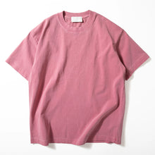 Load image into Gallery viewer, 260g Heavyweight Retro Loose Casual Solid Color T-shirt