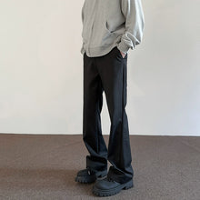 Load image into Gallery viewer, Black Slim Straight Pants