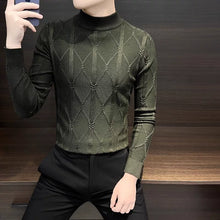 Load image into Gallery viewer, Mid-neck Slim-fit Knit Base Sweater