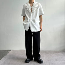 Load image into Gallery viewer, Loose Casual 3D Floral Lapel Blazer