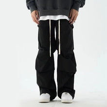 Load image into Gallery viewer, Vintage Wrinkled Drawstring Trousers
