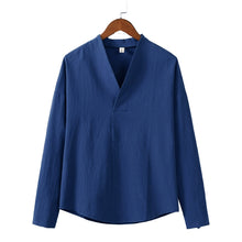 Load image into Gallery viewer, Casual Vintage Cotton and Linen Shirt