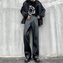 Load image into Gallery viewer, Vintage PU Leather Loose Pants
