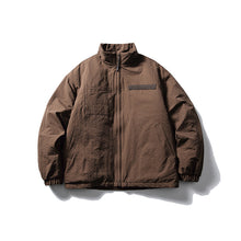 Load image into Gallery viewer, Japanese Solid Color Warm Stand Collar Cotton Coat