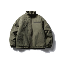 Load image into Gallery viewer, Japanese Solid Color Warm Stand Collar Cotton Coat