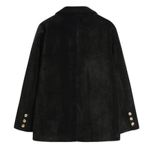 Load image into Gallery viewer, Corduroy Lace Up Buttoned Jacket