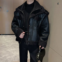 Load image into Gallery viewer, Loose Double-layer Collar Warm Fur Coat