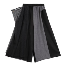 Load image into Gallery viewer, Paneled Wide-leg Elastic Waist Culottes