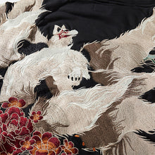 Load image into Gallery viewer, Embroidered Loose Wool Hooded Sweatshirt Coat